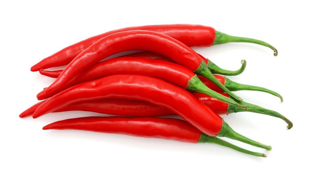 Extracto de pimiento rojo de la magia